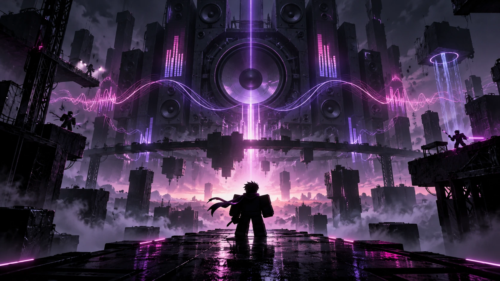 Clarity Over Resonance sound arrangement and battle visual
