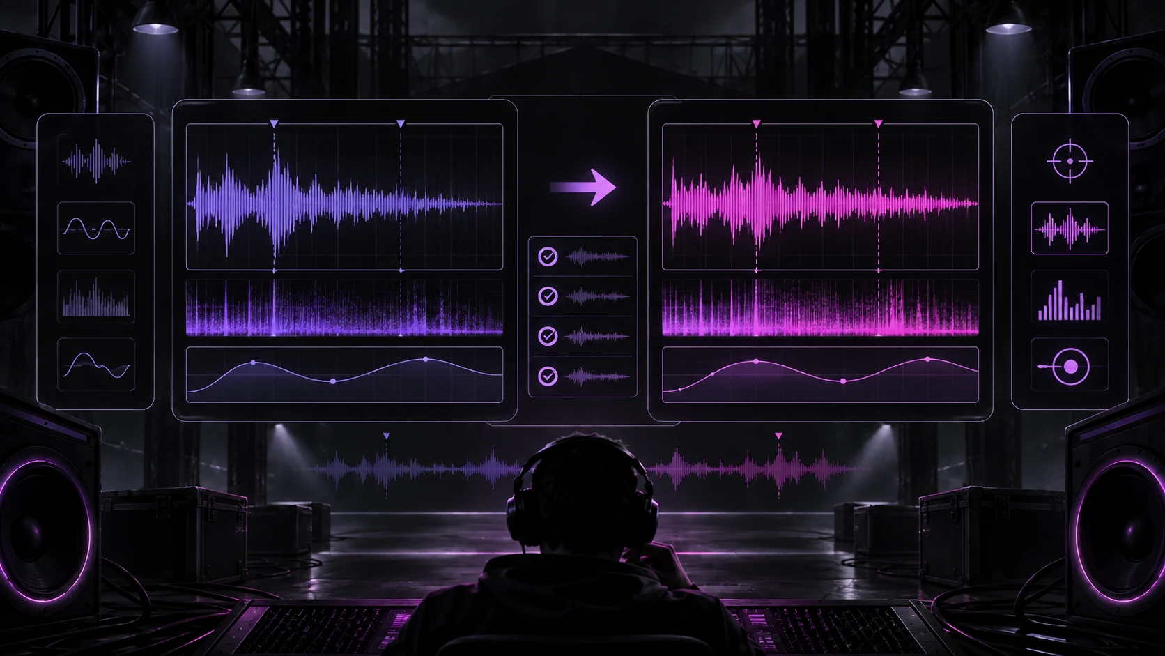 Clarity Over Resonance arrangement testing illustration