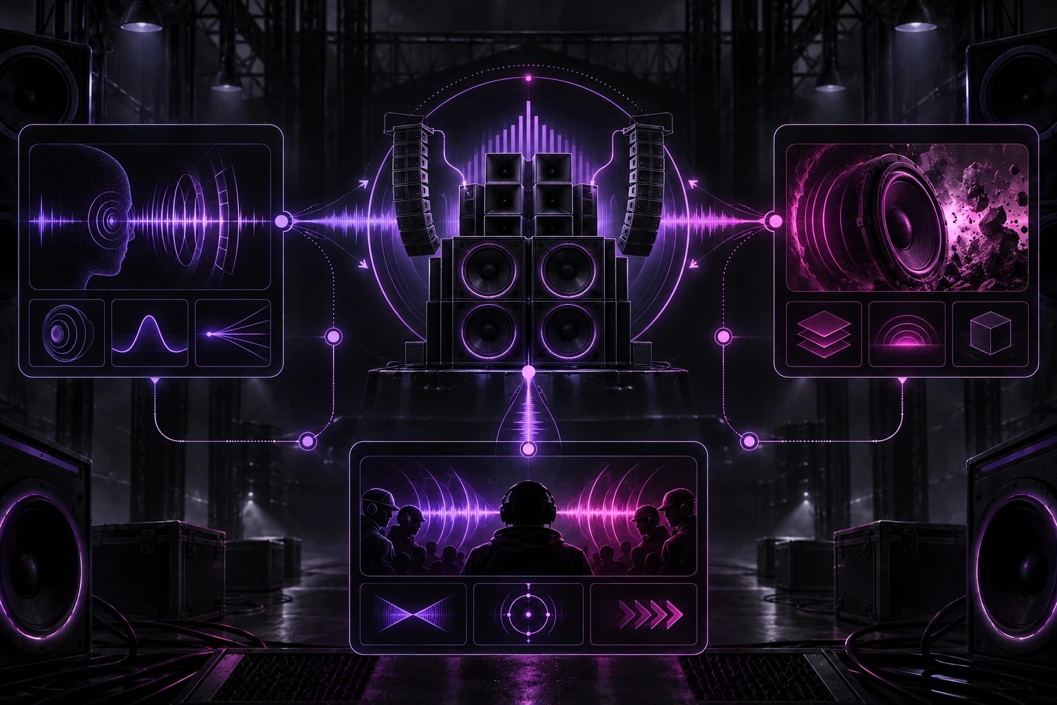 Clarity Over Resonance sound system relationship diagram
