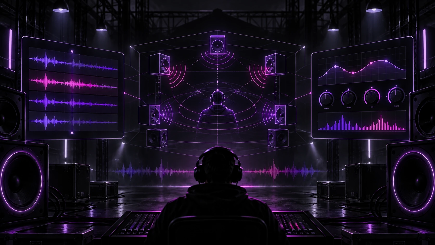 Clarity Over Resonance sound system setup illustration